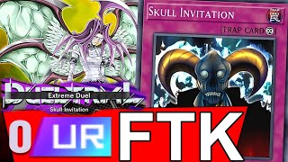 Extreme Duel Trial Skull Invitation  Cheapest amp Easiest Nurse Burn 0 UR FTK  YuGiOh Master Duel [upl. by Domash]