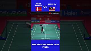 Viktor AXELSEN Vs LEE Zii Jia  Final Malaysia Masters 2024 [upl. by Lavella]