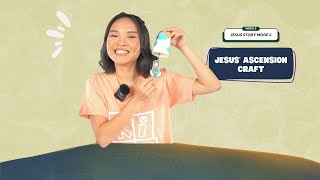 Jesus Ascension Craft  Jesus went back to Heaven  Craft for Kids with Bible Lesson [upl. by Ainattirb]