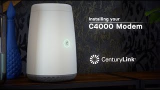 CenturyLink Install How to setup your C4000 modem [upl. by Anohr109]