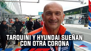 Gabriele Tarquini busca un nuevo campeonato con Hyundai en el FIA TCR World Tour [upl. by Leissam]