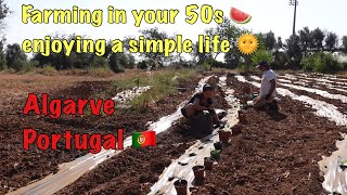 Farming in your 50s 🍉 enjoying a simple life 🇵🇹🌞 [upl. by Haidabej]