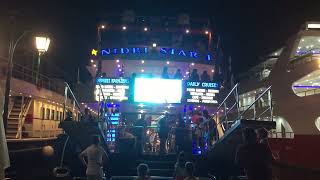 Cruise Boats Party Night in Nydri Lefkada Greece 2018 [upl. by Bow]