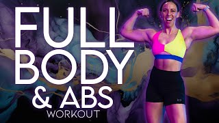 BEST Full Body amp Abs Workout Low Impact  FLEX  Day 16 [upl. by Aleacim]