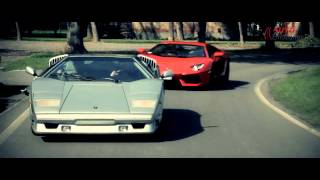 Top Gear Lamborghini Aventador versus Countach Review Fahrbericht the teaser2  AutoEmotionenTV [upl. by Pulsifer]