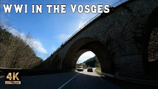 A drive in the Vosges Mountains from Rosheim to some WWI bunkers near Senones [upl. by Gladys670]