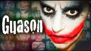 Maquillaje Halloween Guason Makeup FX 39  Silvia Quiros [upl. by Sonstrom]