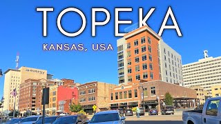 🇺🇸 Welcome to Topeka Kansas  Downtown Topeka Walking Tour [upl. by Ayaros]