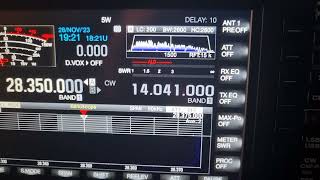 Prossitel PST1524VC misure del SWR su Kenwood TS890s cavo MampP hyperlflex 10 hamradio [upl. by Archambault]