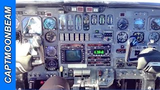 Cessna Citation 500 Landing Iowa City Cockpit and Cabin [upl. by Lough]