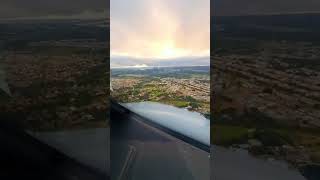 Behind the Cockpit The Pilots View of a Breathtaking Landing [upl. by Aicilaf]