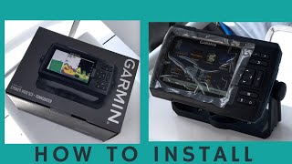 Garmin Fish Finder Install Strike VIVID 5CV [upl. by Bull]