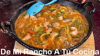 Si Ya No Sabes Como Hacer La Carne De Puerco Prepara Estas Costillitas Con Rajas [upl. by Agarhs244]