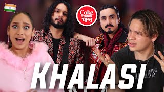 Gujarati music for the first time  Waleska amp Efra react to Coke Studio Bharat  Khalasi [upl. by Nylrats]