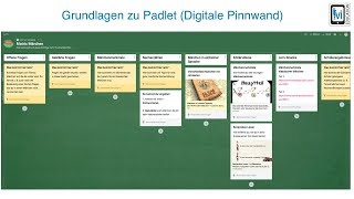 Grundlagen zu Padlet Digitale Pinnwand [upl. by Wood]