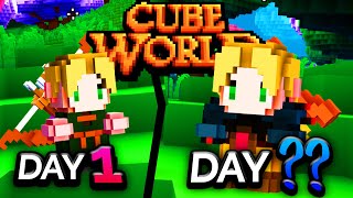 I Spent 100 days in Cube World Heres What Happened kinda [upl. by Einafpets]