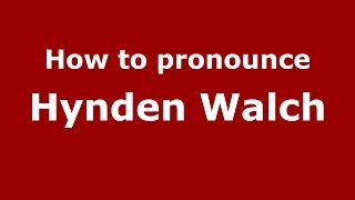 How to pronounce Hynden Walch American EnglishUS  PronounceNamescom [upl. by Nailil]