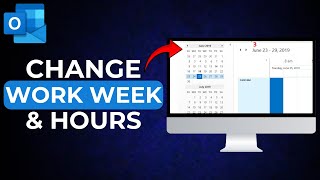 How To Change Work Week And Working Hours Of Calendar in Outlook Office 365 [upl. by Ynohtona]