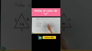 Para distraerse hallar el valor de quotnquot maths matematicas matemática [upl. by Vernice]