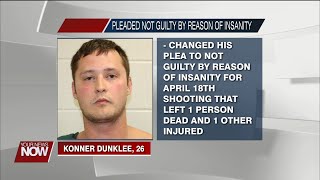 Konner Dunklee pleads not guilty by reason of insanity for deadly shooting in Leipsic [upl. by Nydia238]