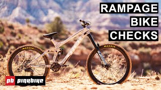 5 Custom Freeride Bike Checks Red Bull Rampage 2022 [upl. by Idid]