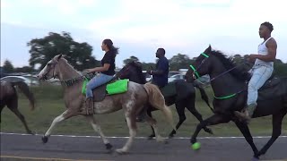 2021 Omaha Tennessee Walking Horse Trail Ride Turn Up Squad [upl. by Ainit755]