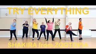 TRY EVERTHING from Shakira from ZOOTOPIA  Dance for Children  TailfeatherTV [upl. by Lavena515]