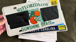 How to get a Florida tag having an out of state tag with lien [upl. by Rehpotsirhc386]