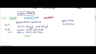 3 Check the following systems are linear causal time invariant stable statici [upl. by Olegnaleahcim]