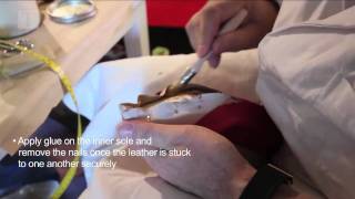 How to make Salvatore Ferragamo Varina ballet flats [upl. by Wolbrom]