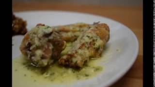 Fast and Easy Homemade Garlic Parmesan Wings [upl. by Ennahgem]