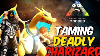 🔥Taming Crazy Charizard In Ark Survival Evolved Modded🔥 Hindi Gameplay [upl. by Nirro584]