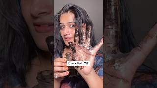 DIY Black Hair Oil Black Hair Dye NaturallyTurn Grey Hair Into Black hairgrowth haircolor hair [upl. by Aiciruam]