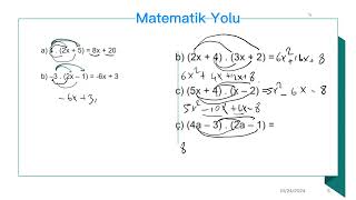8Sınıf cebirsel ifadeler ve özdeşlikler konu anlatimi [upl. by Seeto978]