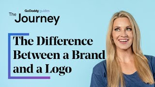 What is the Difference Between a Brand and a Logo  The Journey [upl. by Anirpas316]