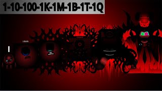 Uncannyblocks Band But Different nightmare 1101001K1M1B1T1Q Latest Version [upl. by Aiuoqes]