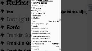 Alphabet of Numbers and Fonts V4 [upl. by Raimundo]