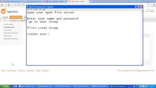 How to create user and group in Open Fire amp spark open chat system [upl. by Kopp]