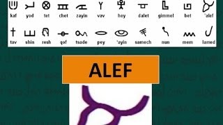 ALEF  Significado profundo de la primera letra del Hebreo [upl. by Herculie889]