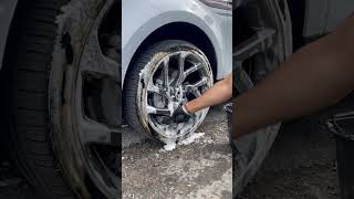 Satisfying wheel cleaning ASMR 😌 [upl. by Oznola]