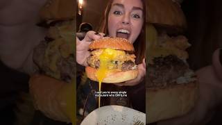 For one week I said yes to every single restaurant who DM’d me foodie shorts nycfood burger [upl. by Saylor]