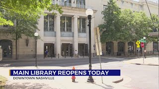 Main Library in downtown Nashville reopens [upl. by Cirone658]