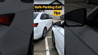 How to Safely Reverse Out of a Parking Spot Without Scraping cardrivingtips automobile shorts [upl. by Ecniuq256]