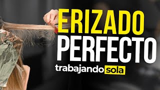 4 PASOS PARA HACER UN ERIZADO PERFECTO AUN TRABAJANDO SOLA [upl. by Lienad]