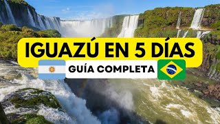 🟢 5 días en las CATARATAS DEL IGUAZÚ  👉 GUÍA COMPLETA Argentina y Brasil 🇦🇷🇧🇷 [upl. by Ealasaid684]