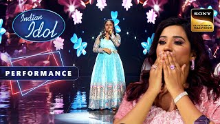 Indian Idol S14  quotMera Dil Yeh Pukare Aajaquot पर Ananya ने दिया एक बेहतरीन Performance  Performance [upl. by Narud]