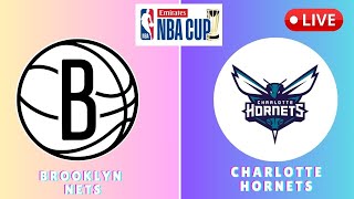 Brooklyn Nets vs Charlotte Hornets NBA Live Basketball Match SCOREBOARD [upl. by Sonni365]