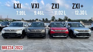 New Suzuki Brezza 2024 🔥 Variants Explained  Lxi vs Vxi vs Zxi vs Zxi  Full Detailed Comparison [upl. by Rett977]