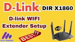 How To Setup D Link Router As WIFI Extender  D Link DIR X1860 WIFI Router [upl. by Inilahs]