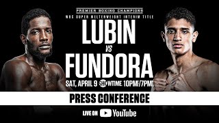 Erickson Lubin vs Sebastian Fundora FINAL PRESS CONFERENCE  LubinFundora [upl. by Adamik]